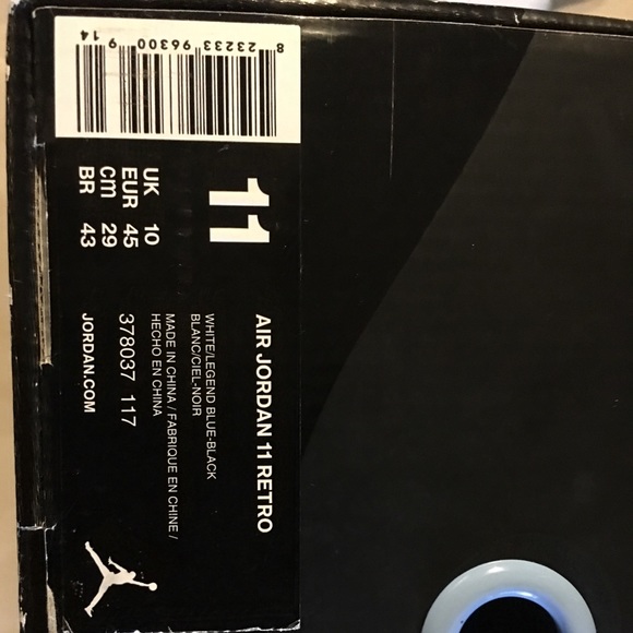 Air Jordan 11 Retro ‘Legend Blue’ Men’s Sz 11 NIB - Picture 7 of 7